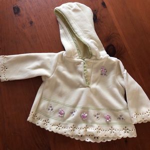 Light yellow fleece jacket